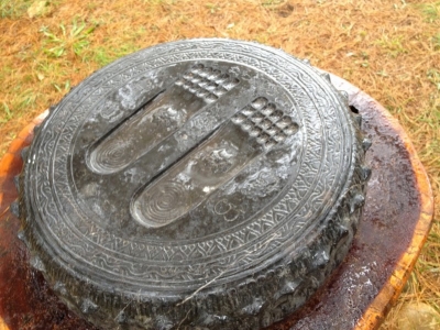Buddha Footprint (photo by Mary Hendriks)